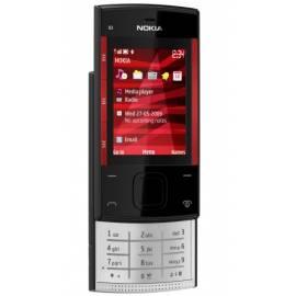 Handy NOKIA X 3 schwarz/rot