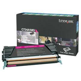 Toner LEXMARK C734 C736 X 734, X 736, X 738 (C734A1MG) rot - Anleitung