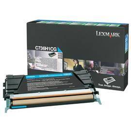 Toner LEXMARK C736, X 736, X 738 HY (C736H1CG) blau