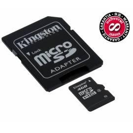 Bedienungsanleitung für KINGSTON 4 GB MicroSDHC-Karte Speicher (SDC4/4 GB) schwarz