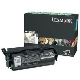 Bedienungshandbuch Toner LEXMARK X 654, X 656, X 658 Extra HY Return Programm (X654X04E) schwarz