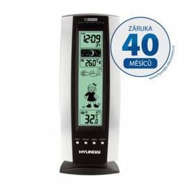 Wetterstation HYUNDAI WS 1860 schwarz/silber