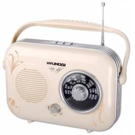 Radio HYUNDAI Retro PR 100 b cremig