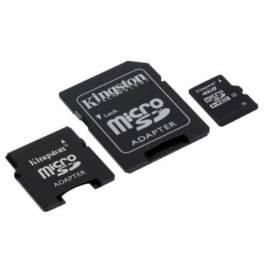 Handbuch für Speicherkarte KINGSTON MicroSDHC 16GB Class 2 + 2 Adapters SD, Mini SD (SDC2 / 16GB-2ADP)