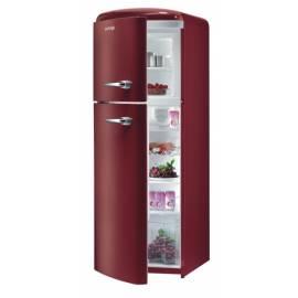 Kombination Kühlschränke mit ***-Gefrierfach GORENJE Retro RF 60309 ENT rot