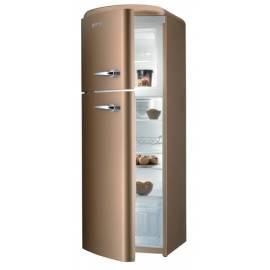Benutzerhandbuch für Kombination Kühlschrank mit Gefrierfach GORENJE Retro RF 60309 OCOL Brown