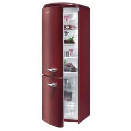 Bedienungshandbuch Kombination Kühlschrank mit Gefrierfach GORENJE Retro RK 60359 ENT rot