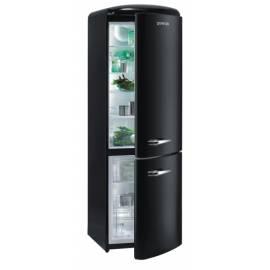Kombination Kühlschränke mit ***-Gefrierfach GORENJE Retro RK 60359 PU schwarz