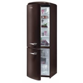 Bedienungshandbuch Kombination Kühlschrank mit Gefrierfach GORENJE Retro RK 60359 OCHL Brown