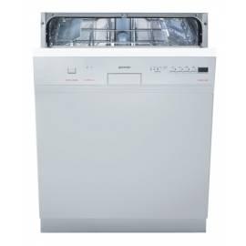 Datasheet Geschirrspüler GORENJE GI 64324 W weiß