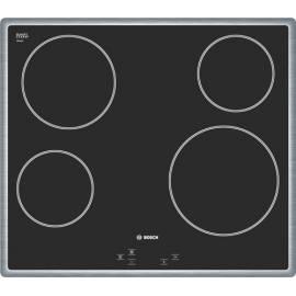 Keramik Glas-Kochfeld BOSCH PKE645Q14E Schwarz/Edelstahl