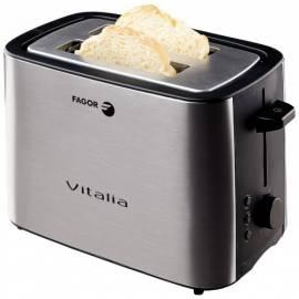 Bedienungsanleitung für Toaster FAGOR TTE-402 Schwarz/Edelstahl