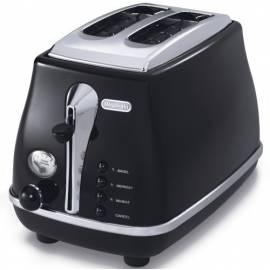 Toaster DELONGHI Icona CTO 2003BK schwarz Gebrauchsanweisung