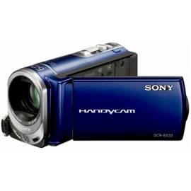 Camcorder, SONY Handycam DCR-SX33E blau