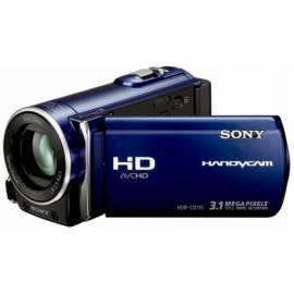 Bedienungshandbuch Camcorder SONY Handycam HDR-CX115E blau