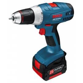 Benutzerhandbuch für Akku-Bohrschrauber, BOSCH GSR Akuscrewdriver 14 .4V Compact Professional blau-