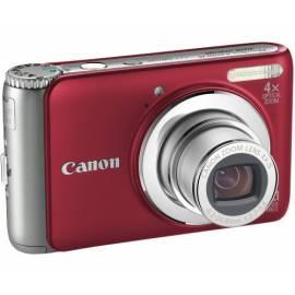 Bedienungsanleitung für Digitalkamera CANON Power Shot A3100 Red