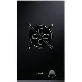 Gasherd GORENJE GCW 340 AC schwarz/Glas