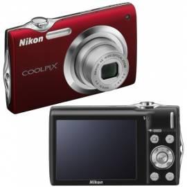 Digitalkamera NIKON Coolpix S3000R rot