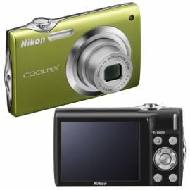 Digitalkamera NIKON Coolpix S3000G grün