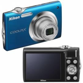 Benutzerhandbuch für NIKON Coolpix S3000BL Digitalkamera blau