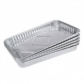 Aluminium Schale große Campingaz-5 Stücke (Größe: 32 x 20 x 3,6 cm)