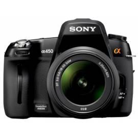 PDF-Handbuch downloadenDigitalkamera SONY Alpha DSLR-A450L schwarz