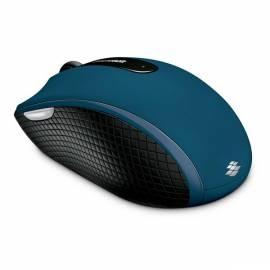 MICROSOFT Wireless 4000 Maus BlueTrack blau (D5D-00029) blau