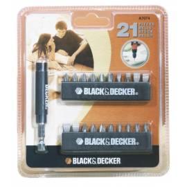 Werkzeug set BLACK-DECKER-A7074 schwarz Gebrauchsanweisung