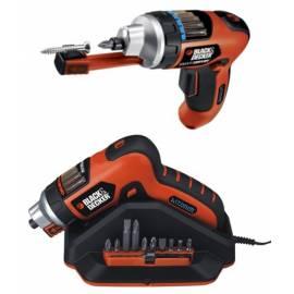 Akku-Bohrschrauber, Akuscrewdriver BLACK DECKER AS36LN schwarz/rot - Anleitung