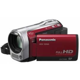 Camcorder PANASONIC HDC-SD60EP-R rot Bedienungsanleitung