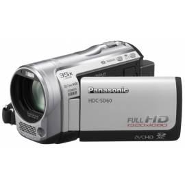 Camcorder PANASONIC HDC-SD60EP-S silber Gebrauchsanweisung