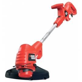 Trimmer BLACK DECKER REFLEX PLUS GL652 400W schwarz/rot