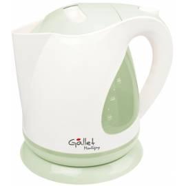 Wasserkocher GALLET BOU 801WG weiß/grün