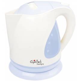 Wasserkocher GALLET BOU 801WB weiss/blau