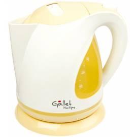 Wasserkocher GALLET BOU 801WY weiß/gelb