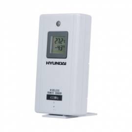 Sensor für Meteo Station HYUNDAI WS Sensor 1819 weiß Gebrauchsanweisung