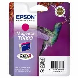 Bedienungsanleitung für Tinte Nachfüllen EPSON T0803, 7ml (C13T08034010) Rosa