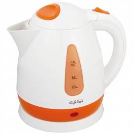 Wasserkocher GALLET BOU 888 WO Wasserkocher Weiss/Orange