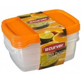 Benutzerhandbuch für Eine Reihe von Lebensmitteln Gläser CURVER 07610-729 Orange