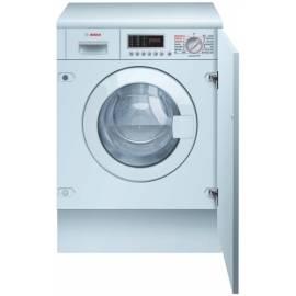 Waschmaschine mit Trockner, BOSCH WKD28540EU weiss