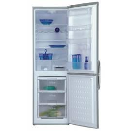 Kombination Kühlschrank mit Gefrierfach BEKO CSA34023X Silber/Edelstahl