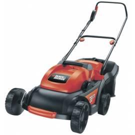 Mäher BLACK-DECKER GR3800 schwarz/rot