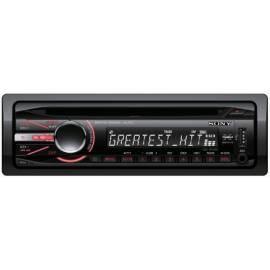 CD-Autoradio SONY CDX-GT440U-schwarz Bedienungsanleitung