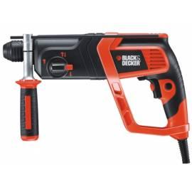 Bohrhammer BLACK DECKER KD985KA schwarz/rot