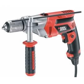 Bohren Sie manuelle BLACK DECKER KR803K schwarz/silber/rot