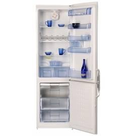 Benutzerhandbuch für Kombination Kühlschrank mit Gefrierfach BEKO CSA38200 weiß