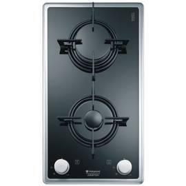 Gasherd DZ2VSIX HOTPOINT-ARISTON Edelstahl/Glas