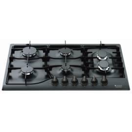 Gas-Kochfeld HOTPOINT-ARISTON PH760FANR schwarz