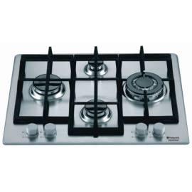 Gas-Kochfeld HOTPOINT-ARISTON PZ640TGH Edelstahl